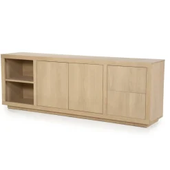 Dressoir Helsinki Eikenhout 200 cm - Naturel - Loft24.nl