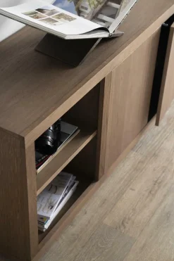 Dressoir Helsinki Eikenhout 200 cm - Lichtbruin - Loft24.nl