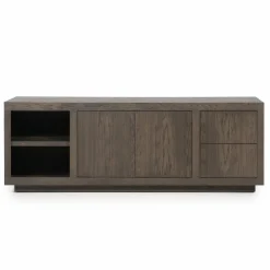 Dressoir Helsinki Eikenhout 200 cm - Bruin - Loft24.nl