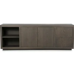 Dressoir Helsinki Eikenhout 200 cm - Bruin - Loft24.nl