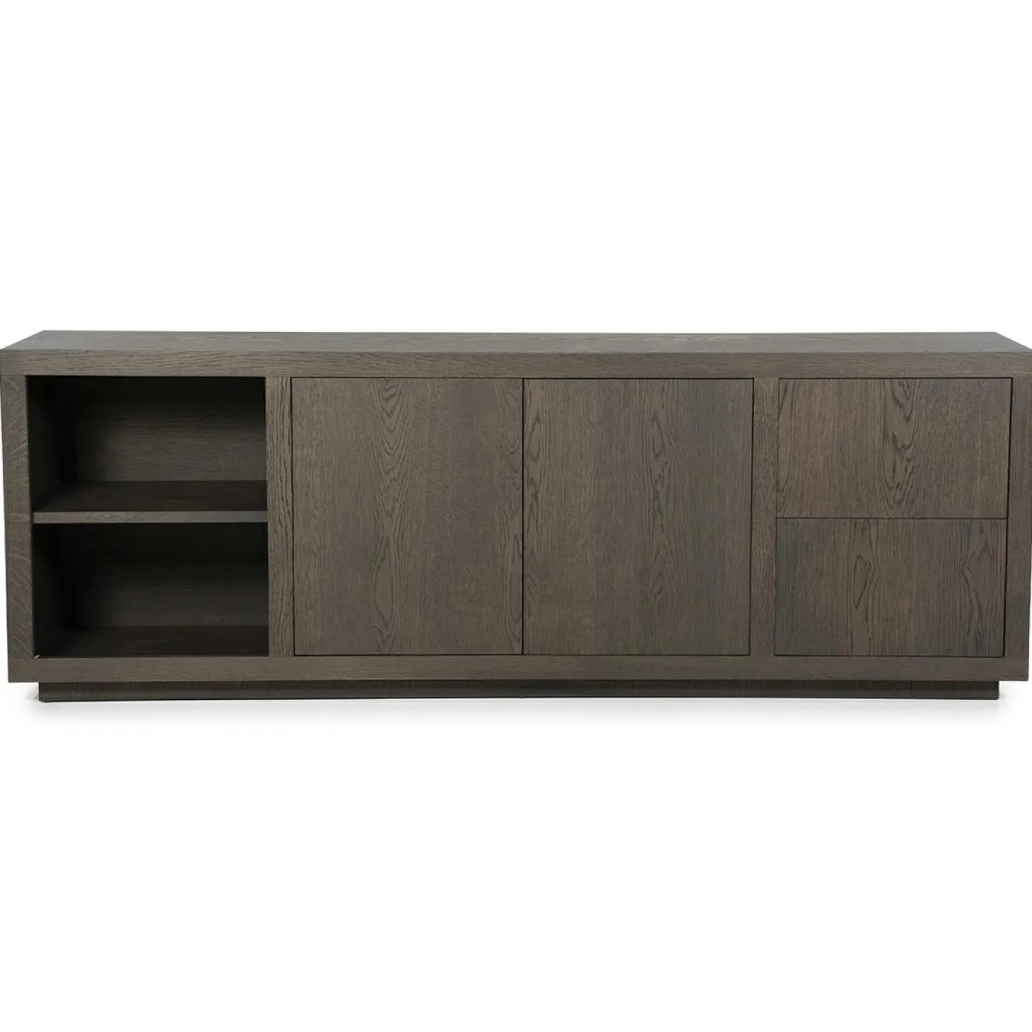 Dressoir Helsinki Eikenhout 200 cm - Bruin - Loft24.nl