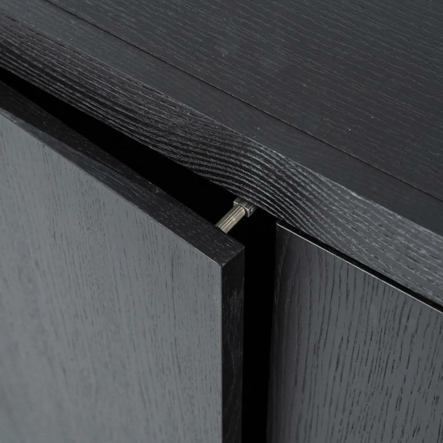 Dressoir Helsinki Eikenhout 200 cm - Zwart - Loft24.nl