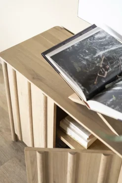 Dressoir Jake Eikenhout 183cm - Naturel - Loft24.nl