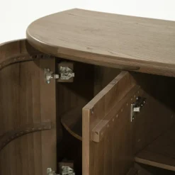 Dressoir Josh Eikenhout 180cm - Bruin - Loft24.nl