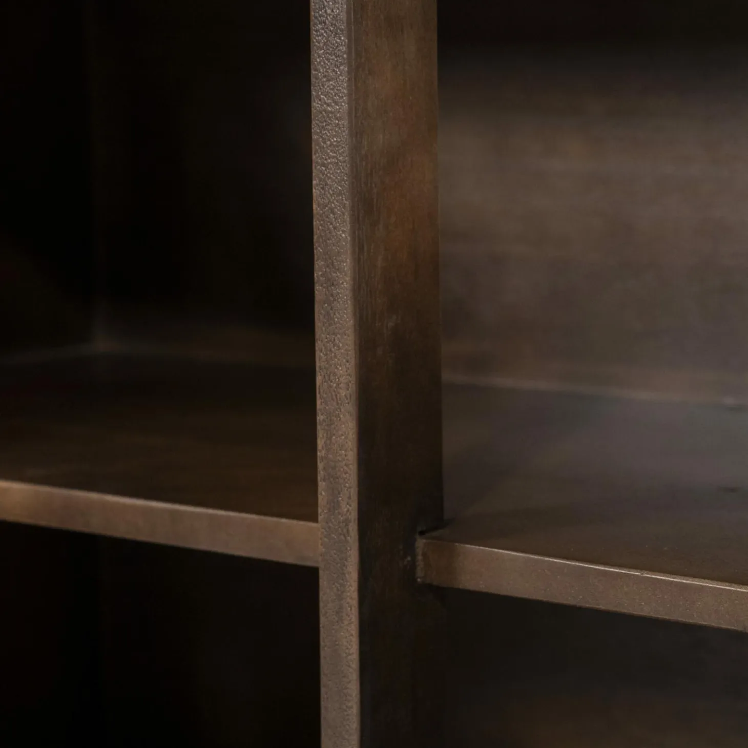 Dressoir Lio Mangohout Travertin 200x41x75cm - bruin - Loft24.nl