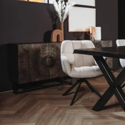 Dressoir Padua Mangohout 200 cm - Loft24.nl