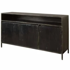 Dressoir Paterno Zwart - 155 cm - Loft24.nl
