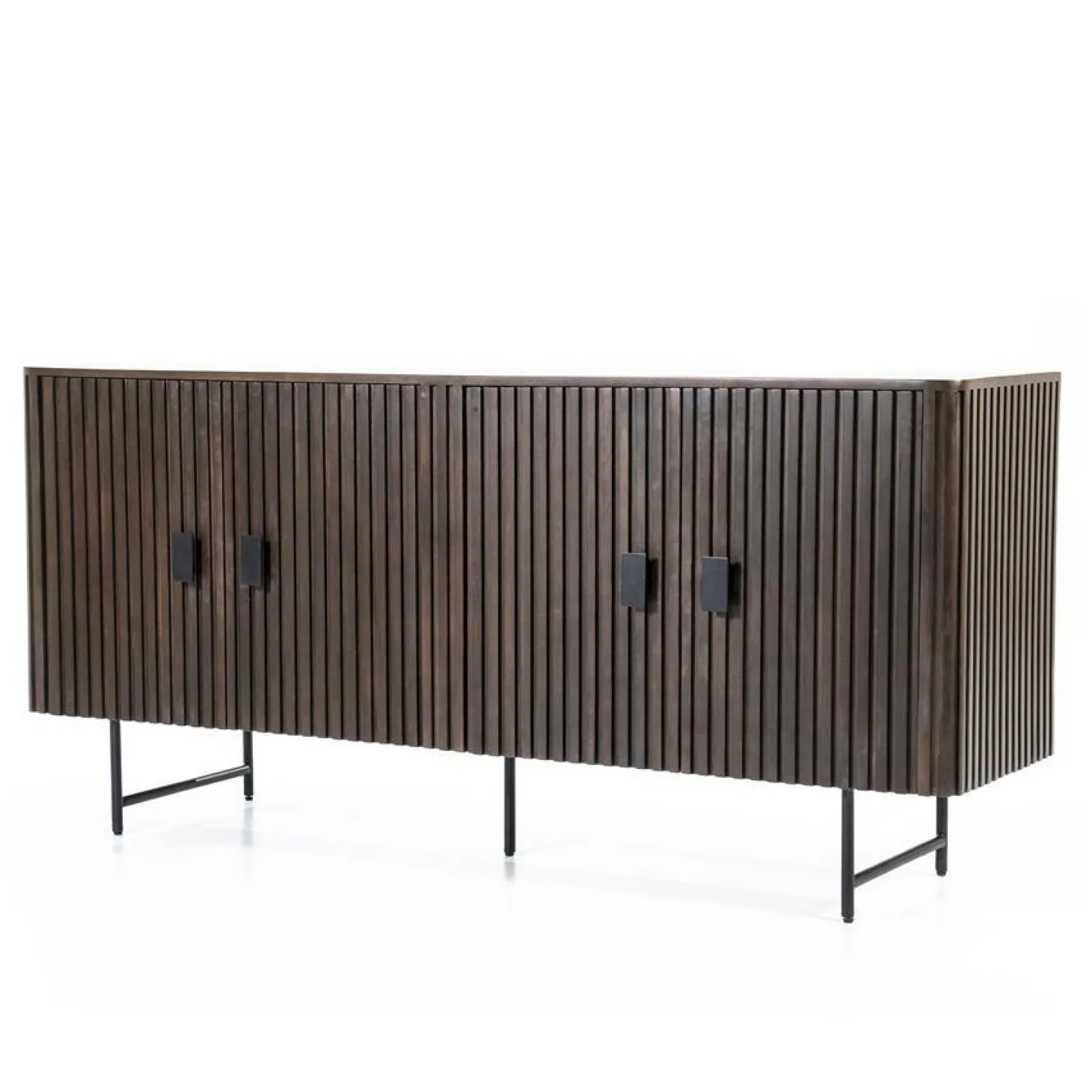 Dressoir Remi Mangohout en Metaal 170cm - Bruin - Loft24.nl