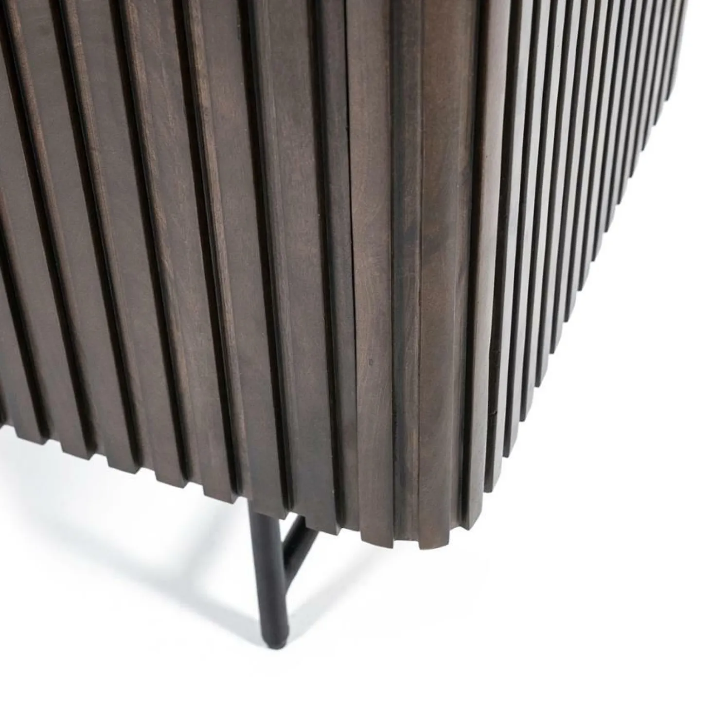 Dressoir Remi Mangohout en Metaal 170cm - Bruin - Loft24.nl