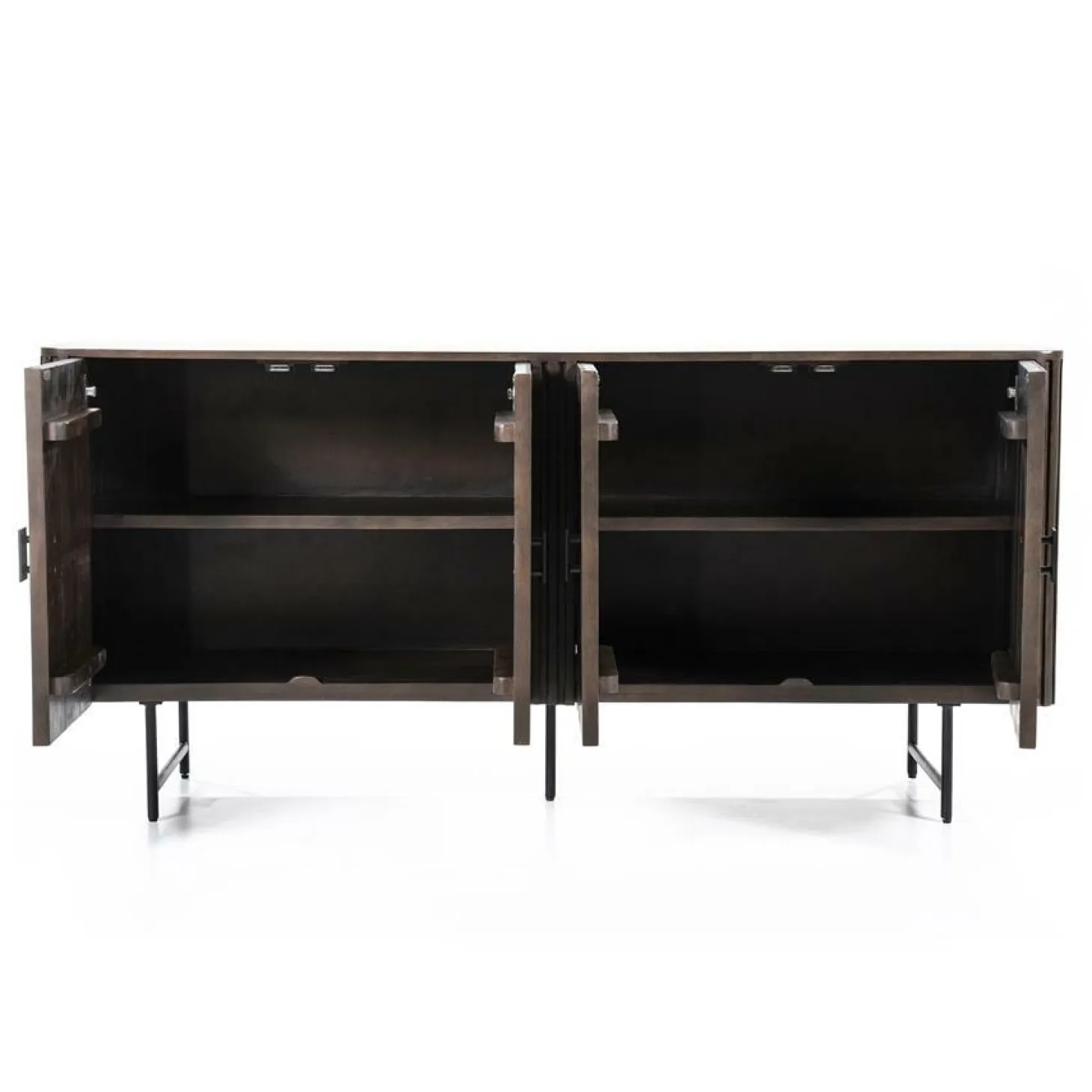 Dressoir Remi Mangohout en Metaal 170cm - Bruin - Loft24.nl