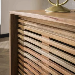 Dressoir Slide Acaciahout 150cm - Naturel - Loft24.nl