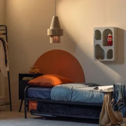 Eenpersoons onderschuifbed Metaal 90x200cm - Zwart - Loft24.nl