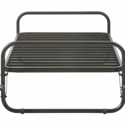 Eenpersoons onderschuifbed Metaal 90x200cm - Zwart - Loft24.nl
