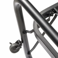 Eenpersoons onderschuifbed Metaal 90x200cm - Zwart - Loft24.nl