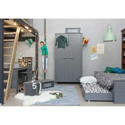 Eenpersoonsbed Dennis - Steel Grijs - Loft24.nl