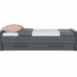 Eenpersoonsbed Dennis - Steel Grijs - Loft24.nl