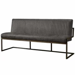 Eetkamerbank Ferro 135 cm - Antraciet - Loft24.nl