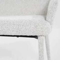 Eetkamerbank Fika Bouclé - kleur Beige - Loft24.nl