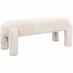 Eetkamerbank Holly Chenille - Creme - Loft24.nl