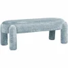 Eetkamerbank Holly Chenille - Lichtblauw - Loft24.nl