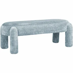 Eetkamerbank Holly Chenille - Lichtblauw - Loft24.nl