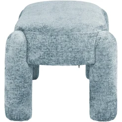 Eetkamerbank Holly Chenille - Lichtblauw - Loft24.nl