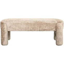 Eetkamerbank Holly Chenille - Naturel - Loft24.nl