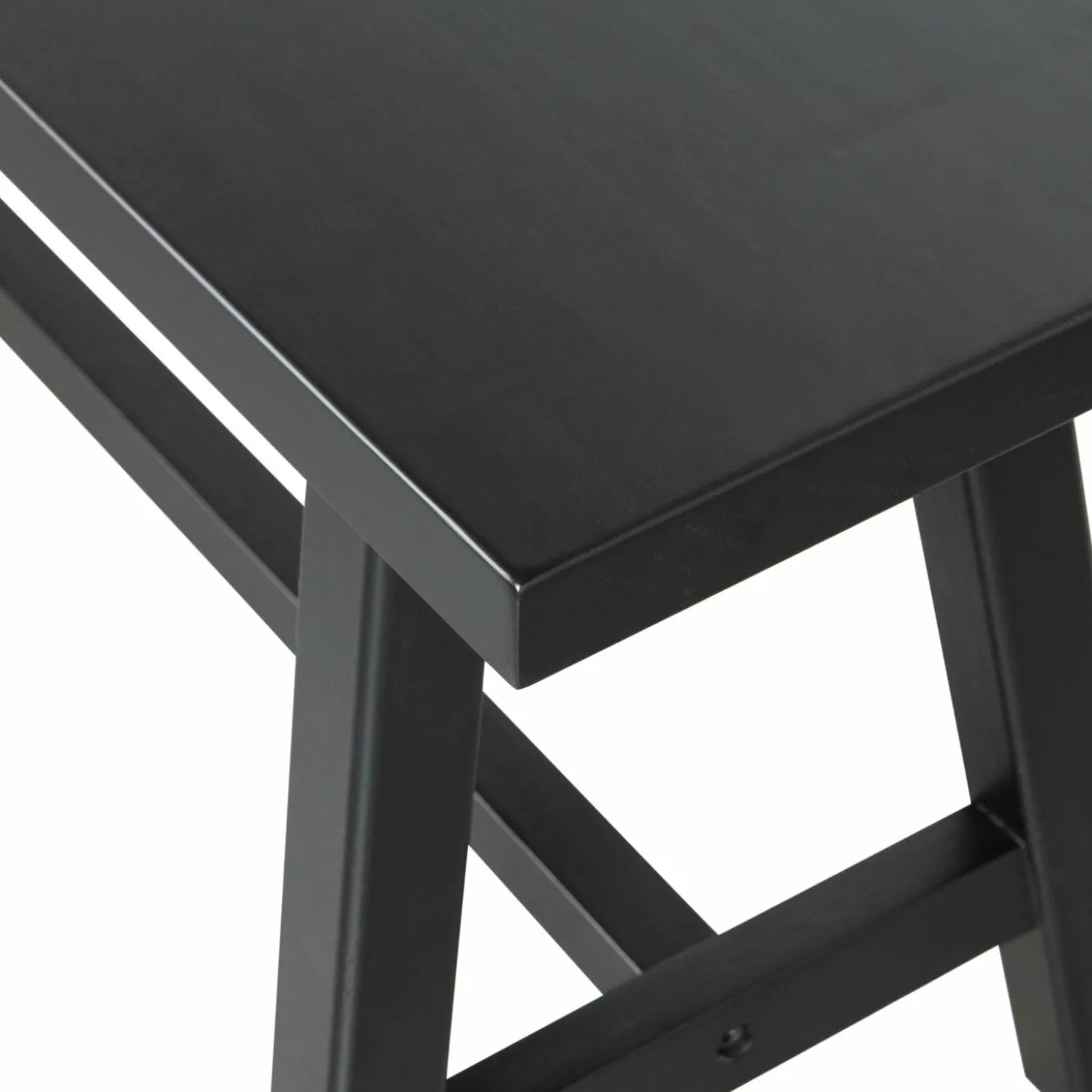 Eetkamerbank Imme Grenenhout 110cm, kleur Zwart - Loft24.nl