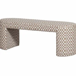 Eetkamerbank Jacob Geweven 130cm, kleur Zand - Loft24.nl