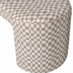 Eetkamerbank Jacob Geweven 130cm, kleur Zand - Loft24.nl