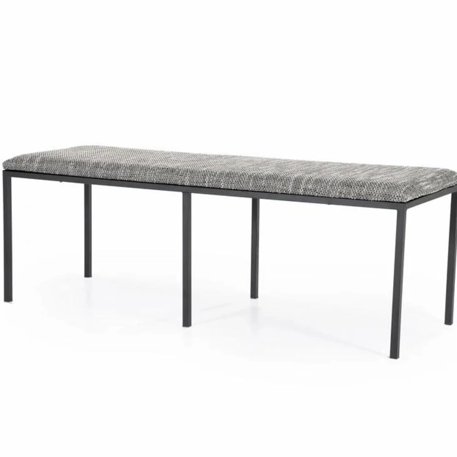 Eetkamerbank Lass 135 cm - Antraciet - Loft24.nl