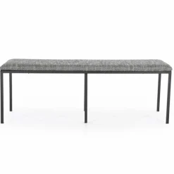 Eetkamerbank Lass 135 cm - Antraciet - Loft24.nl