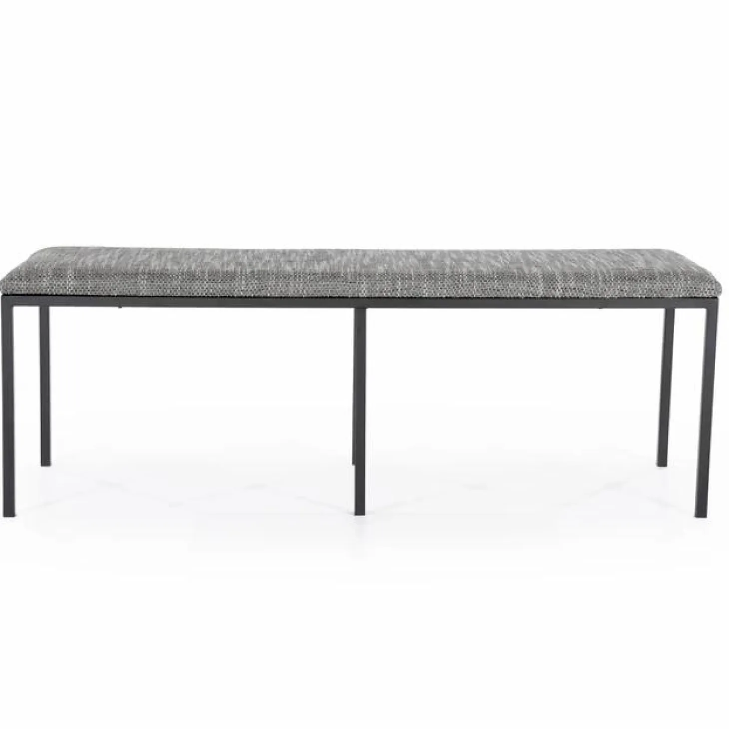 Eetkamerbank Lass 135 cm - Antraciet - Loft24.nl