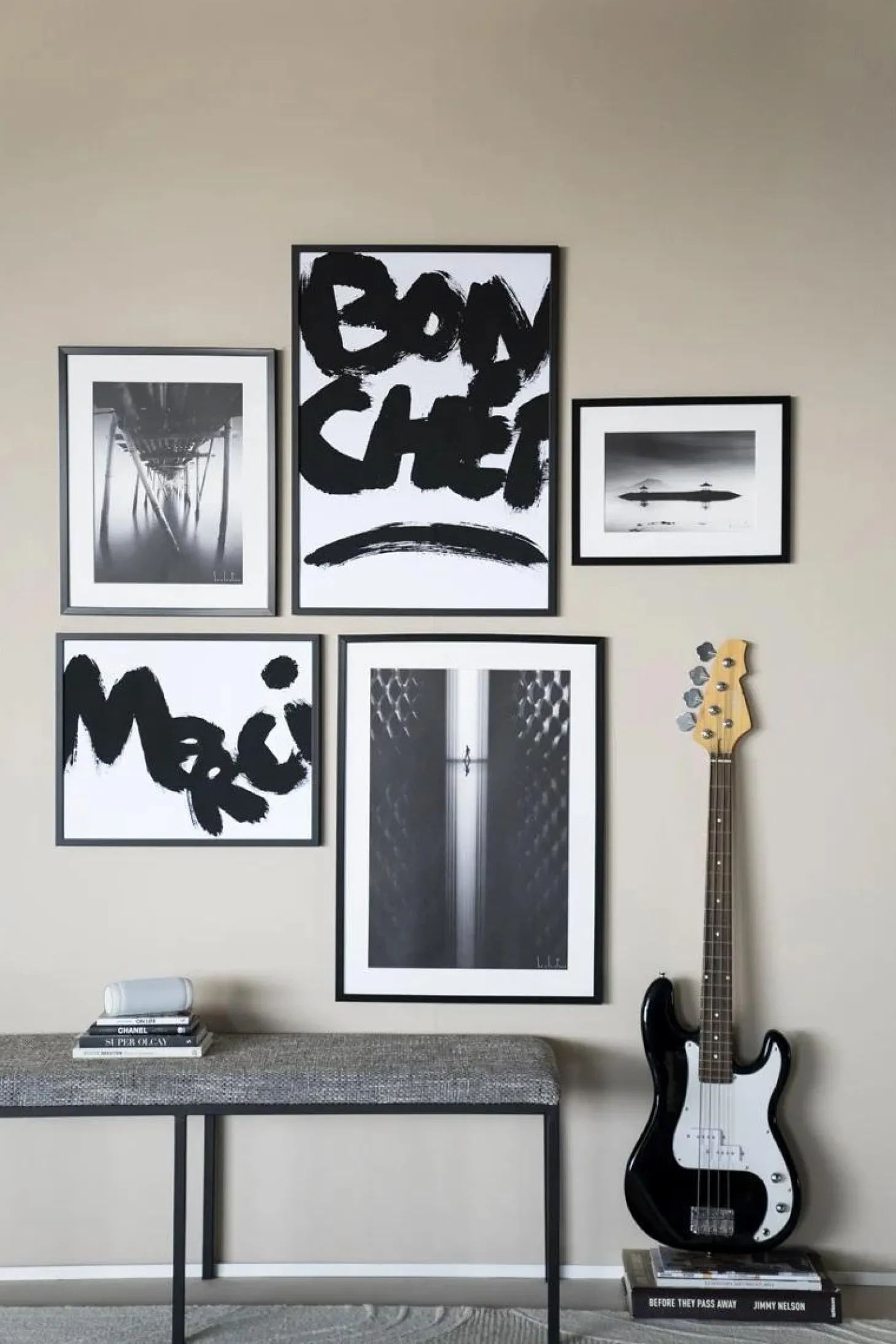 Eetkamerbank Lass 135 cm - Antraciet - Loft24.nl