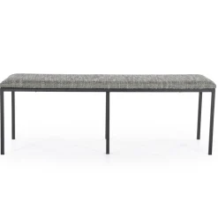 Eetkamerbank Lass 135 cm - Antraciet - Loft24.nl