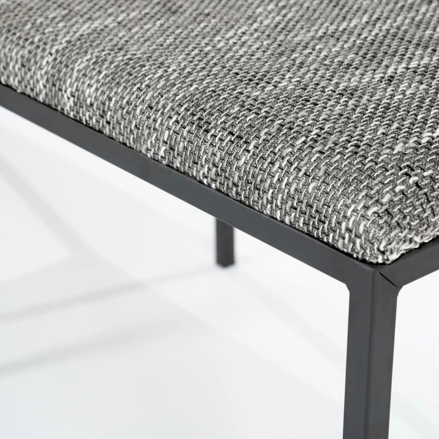 Eetkamerbank Lass 135 cm - Antraciet - Loft24.nl