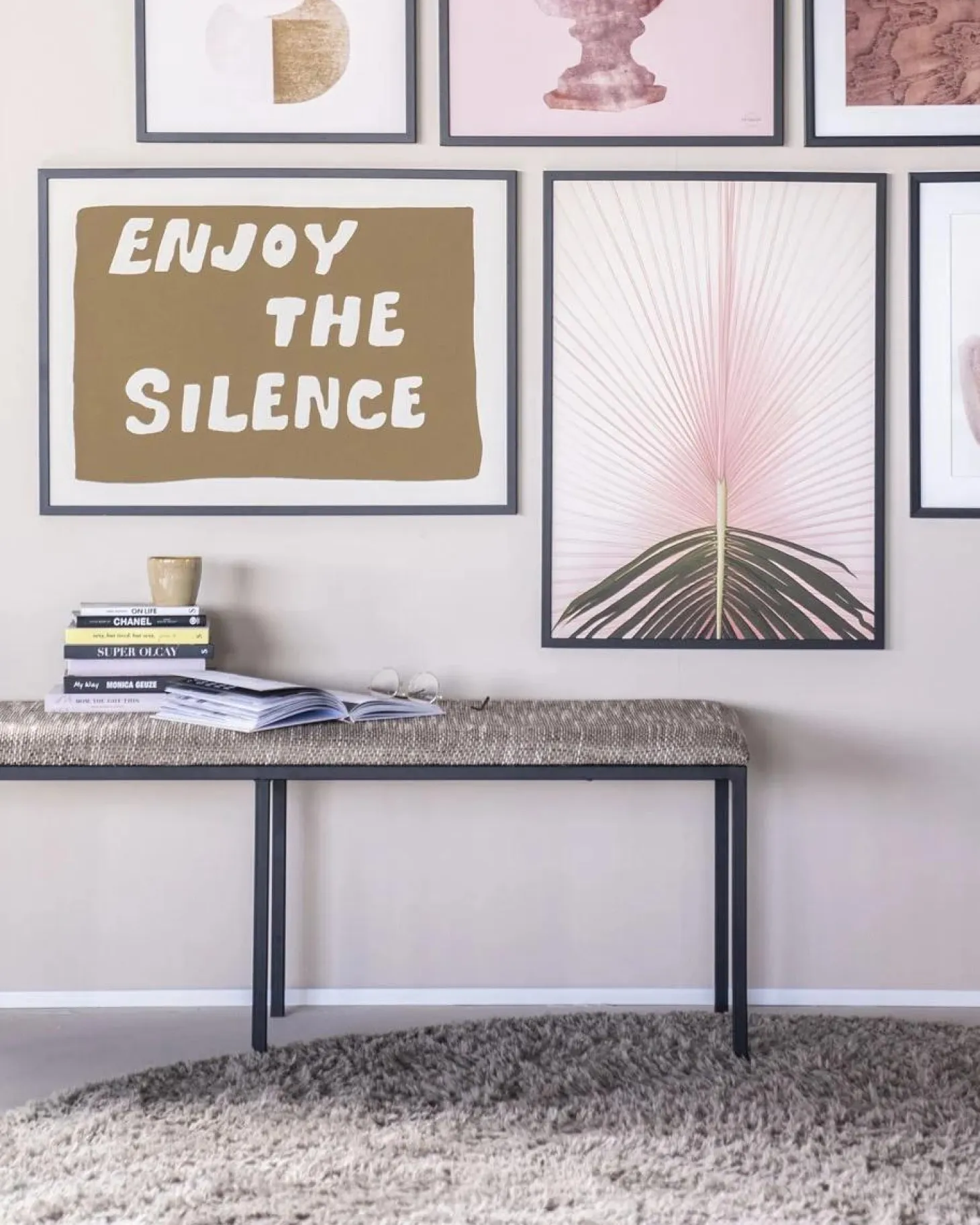 Eetkamerbank Lass 135 cm - Bruin - Loft24.nl