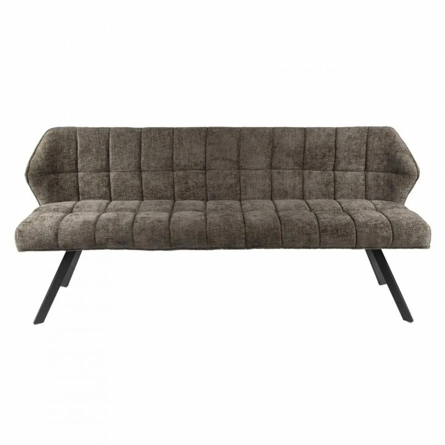 Eetkamerbank Raster Rich - Taupe - 180 cm - Loft24.nl