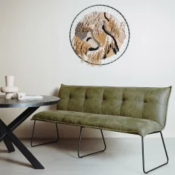 Eetkamerbank Seda 155 cm - Groen - Loft24.nl