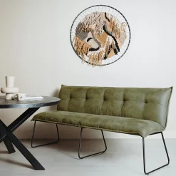 Eetkamerbank Seda 155 cm - Groen - Loft24.nl