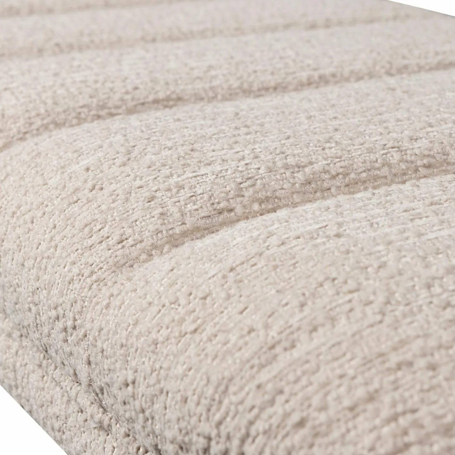 Eetkamerbank Traffic Geweven, 163cm - Naturel - Loft24.nl