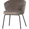 Eetkamerstoel Admit Velvet - Khaki - Loft24.nl