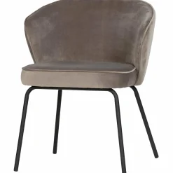 Eetkamerstoel Admit Velvet - Khaki - Loft24.nl