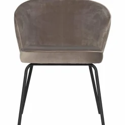 Eetkamerstoel Admit Velvet - Khaki - Loft24.nl