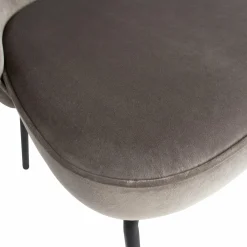 Eetkamerstoel Admit Velvet - Khaki - Loft24.nl