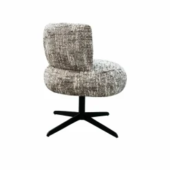 Eetkamerstoel Amalfi Geweven stof kleur Beige - Loft24.nl