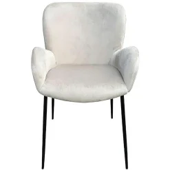 Eetkamerstoel Amber Velvet kleur Khaki - Loft24.nl