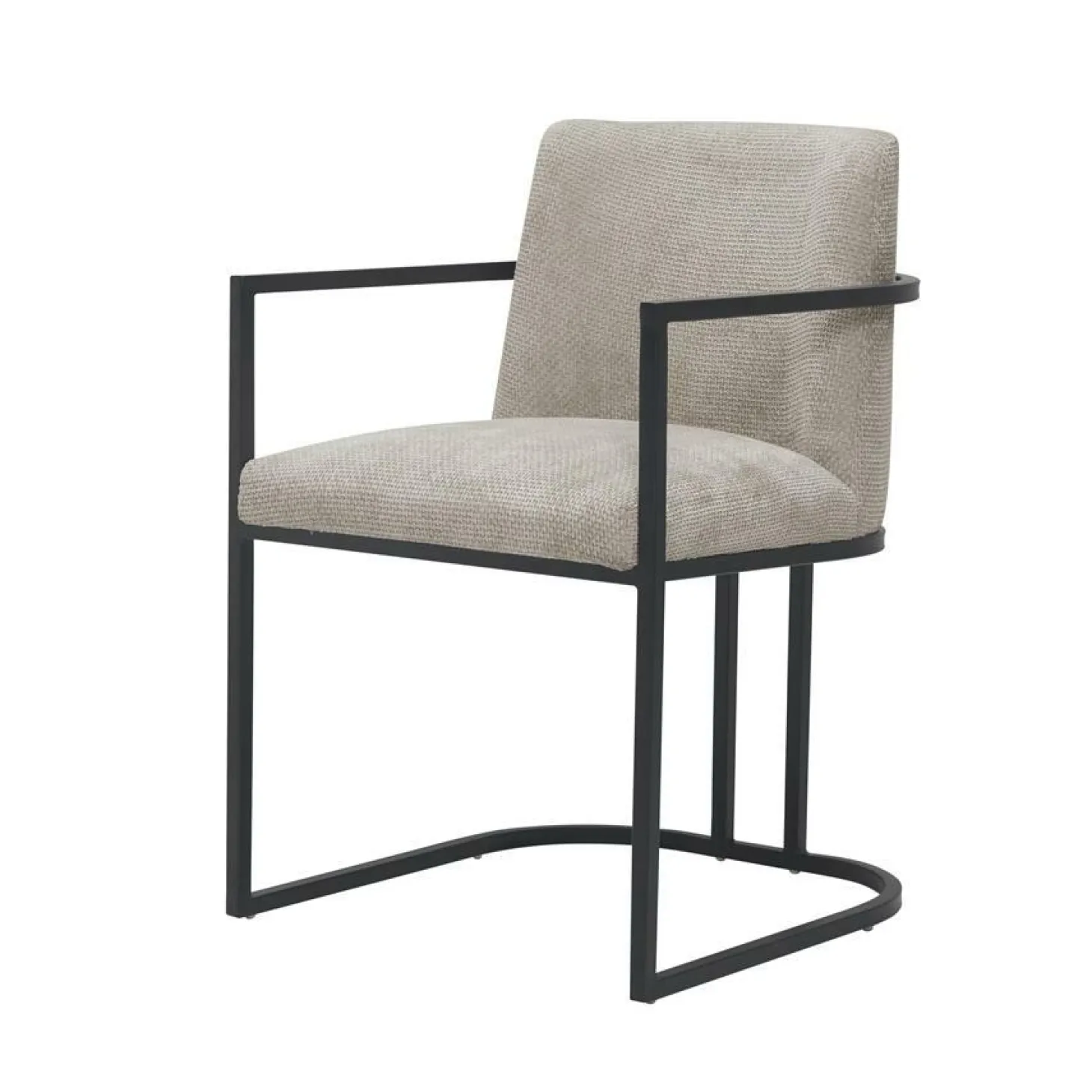 Eetkamerstoel Archi met armleuning - Beige - Loft24.nl