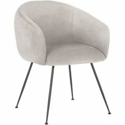 Eetkamerstoel Avanti Chenille kleur Naturel - Loft24.nl