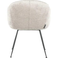 Eetkamerstoel Avanti Chenille kleur Naturel - Loft24.nl